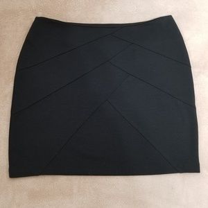 Business casual Black mini skirt